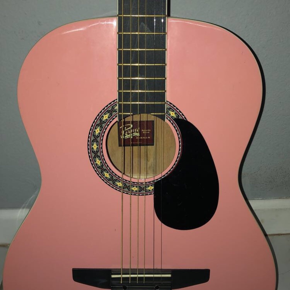 Rogue Starter Acoustic Guitar Pink